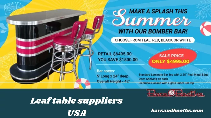 leaf table suppliers usa