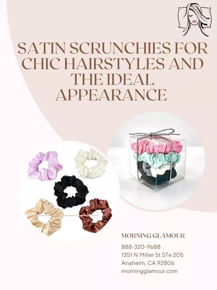 satin scrunchies for chic hairstyles