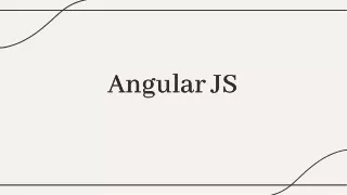 angular js angular js