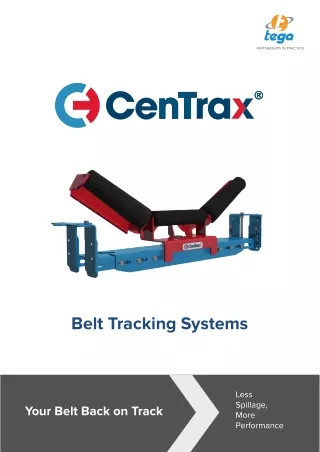 Ultimo CenTrax -The Rubber Belt Conveyor Parts Manufacturer - Tega Industries