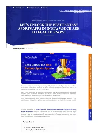 Best 5 Benefits OF Fantasy Sports App In India