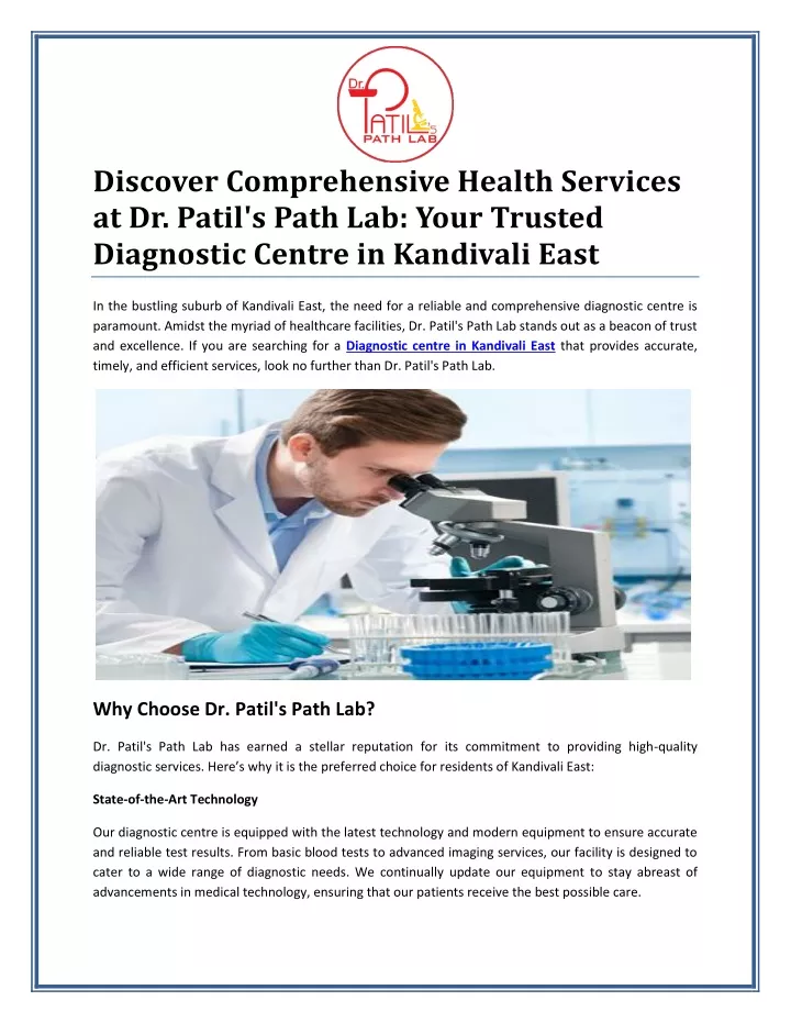 discover comprehensive health services