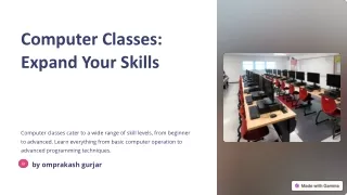 computer classes expand your skills
