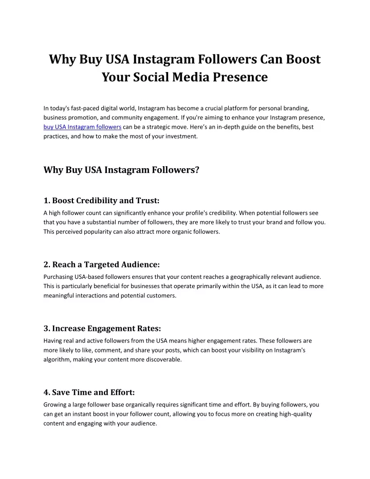 why buy usa instagram followers can boost your