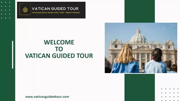 welcome to vatican guided tour