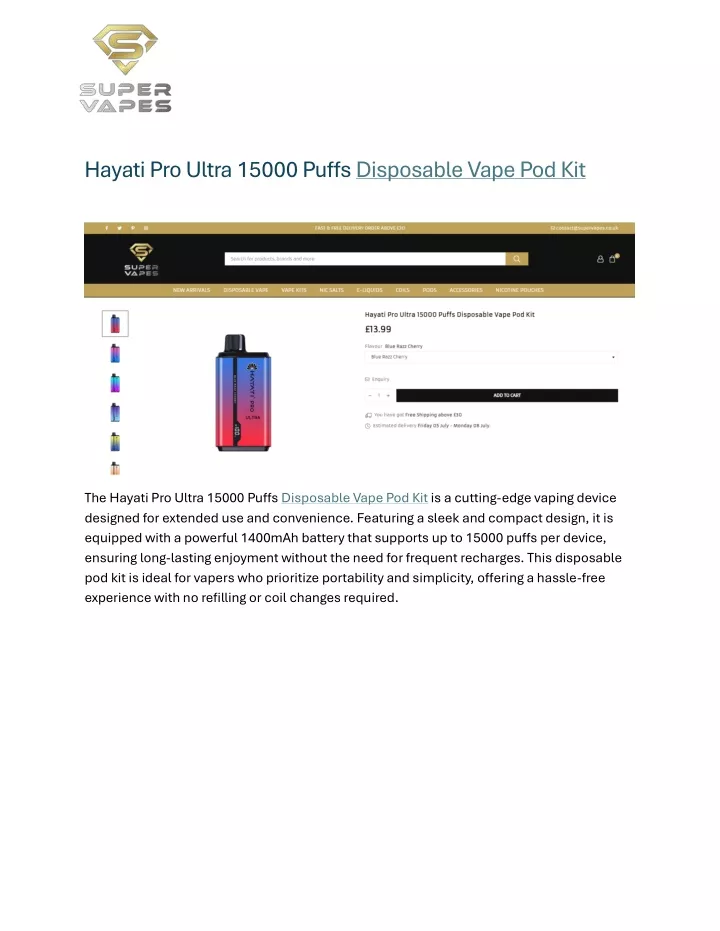 hayati pro ultra 15000 puffs disposable vape