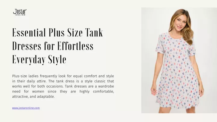 essential plus size tank dresses for effortless