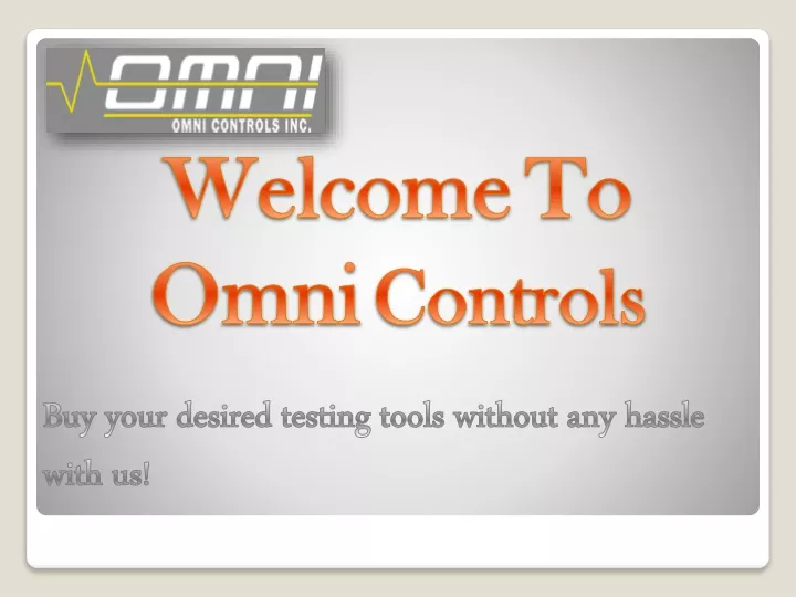 welcome to omni controls