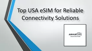 top usa esim for reliable connectivity solutions