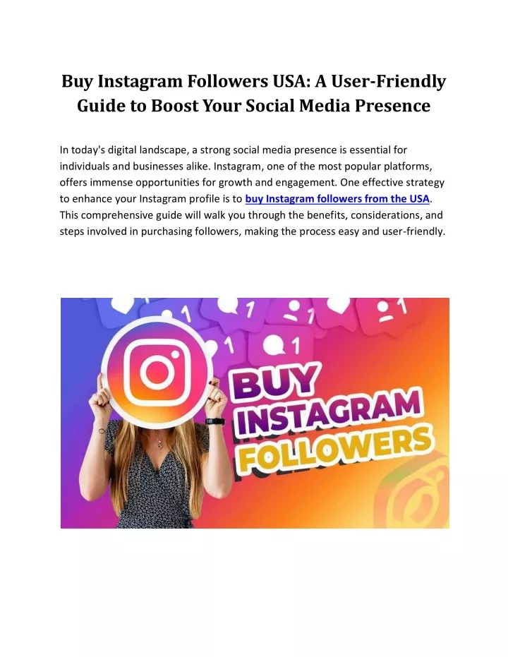 buy instagram followers usa a user friendly guide