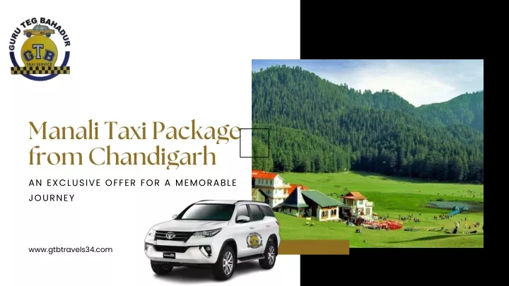 manali taxi package from chandigarh