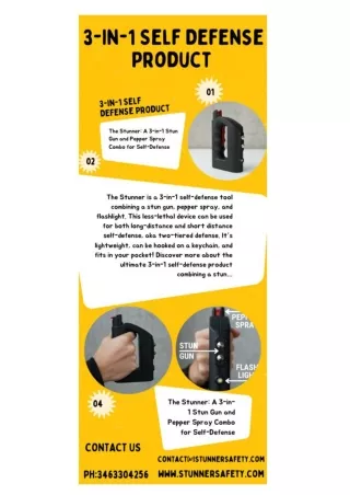 3-in-1 Self Defense Product