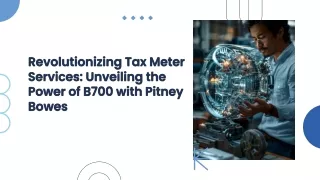 Optimize Your Mail Room with the Pitney Bowes B700 Tax Meter