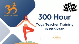 best 300 hour yoga ttc in rishikesh