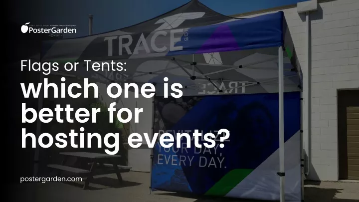 flags or tents