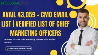 database of 43k chief marketing officers with