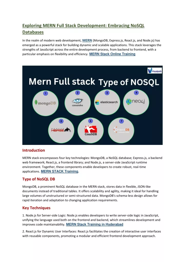 exploring mern full stack development embracing