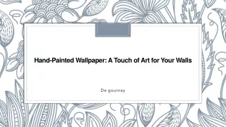 Hand-Painted Wallpaper