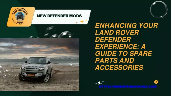 new defender mods