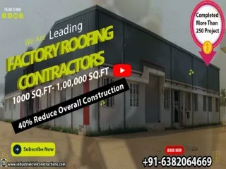 Factory Roofing Contractors Chennai