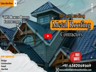 Metal Roofing Contractors Chennai