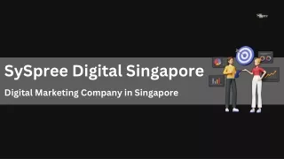 SySpree Digital Singapore, Digital Marketing Company In Singapore