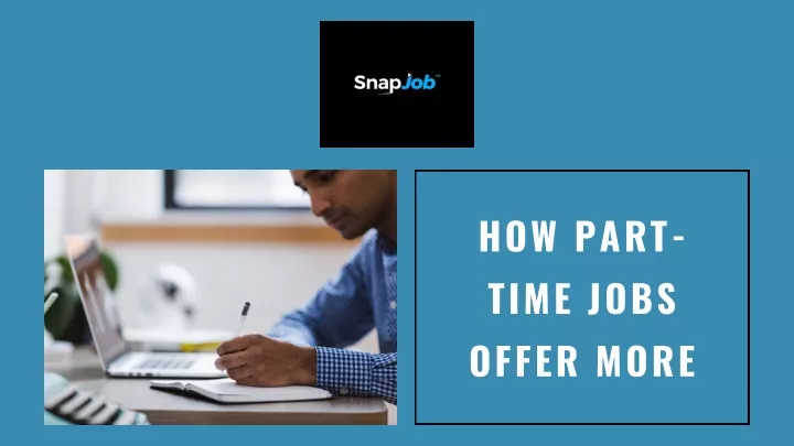 how part time jobs offer more