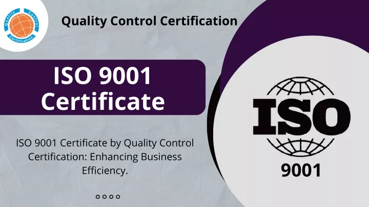 quality control certification