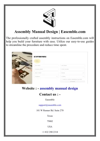 Assembly Manual Design  Easemble.com