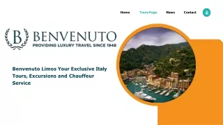 Exclusive Italy Tours, Excursions and Chauffeur Service