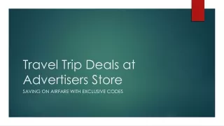 Ultimate Travel Trip Deals: Explore and Save!"