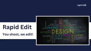 Rapid Edit , Graphic Design America 