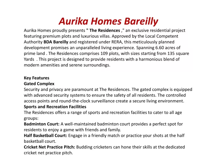 aurika homes bareilly aurika homes proudly