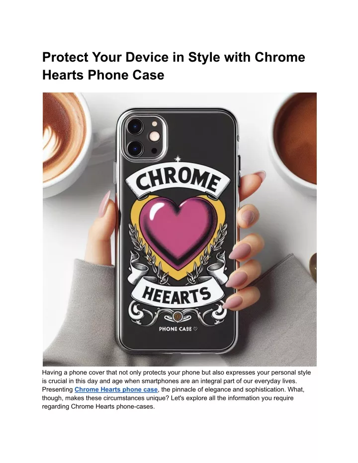 protect your device in style with chrome hearts