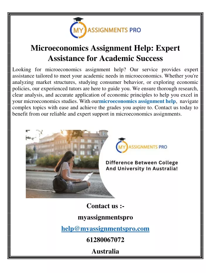 PPT - Microeconomics Assignment Help Expert Assistance For Academic ...