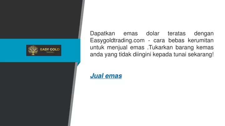 dapatkan emas dolar teratas dengan