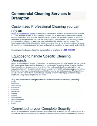 Commercial Cleaning Services In Brampton bl (1)