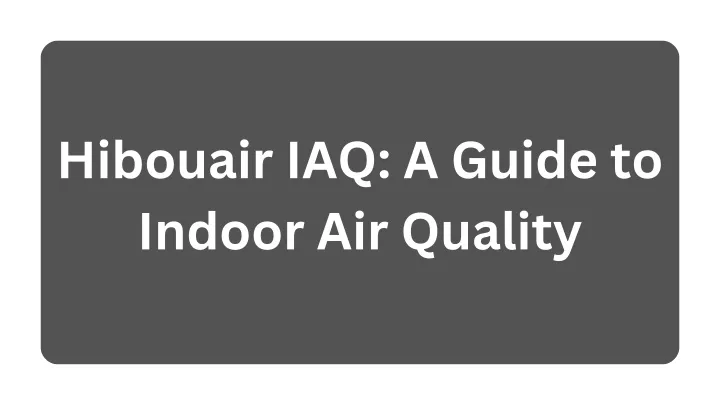 hibouair iaq a guide to indoor air quality