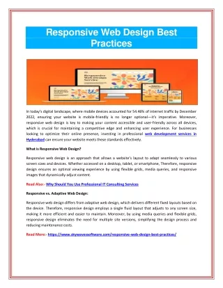 Responsive Web Design Best Practices For 2024