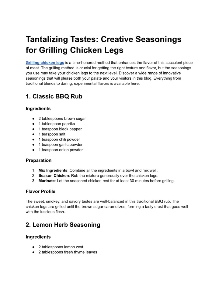 tantalizing tastes creative seasonings