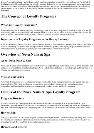 <h1> Building Loyalty Through Beauty: Unveiling Chloe's Nails Rewarding Program<