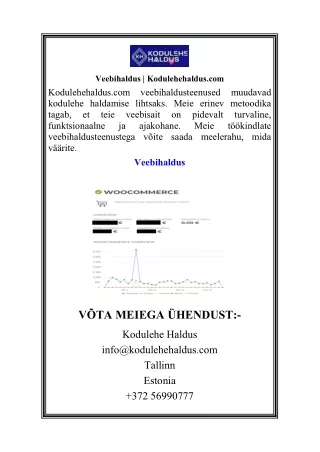 Veebihaldus  Kodulehehaldus.com