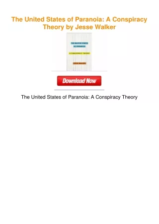 The United States of Paranoia: A Conspiracy Theory by Jesse Walker