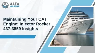 maintaining your cat engine injector rocker