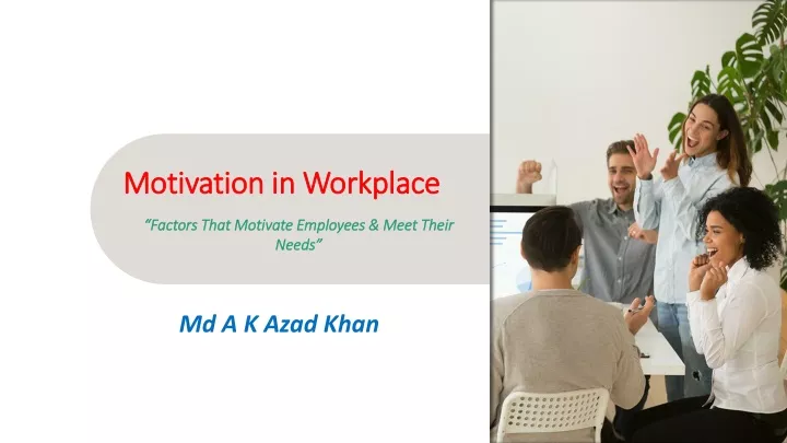 PPT - Motivation in Workplace For TA Courses PowerPoint Presentation ...