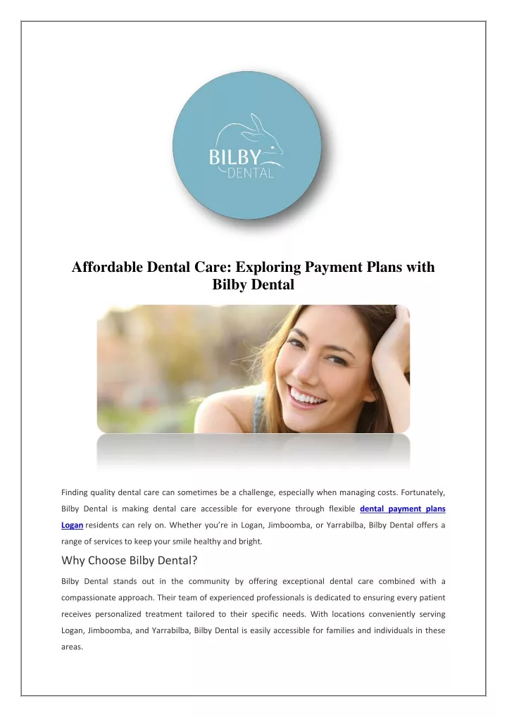 affordable dental care exploring payment plans