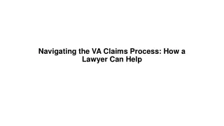 navigating the va claims process how a lawyer