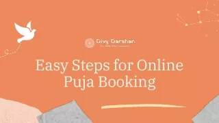 Easy Steps for Online Puja Booking