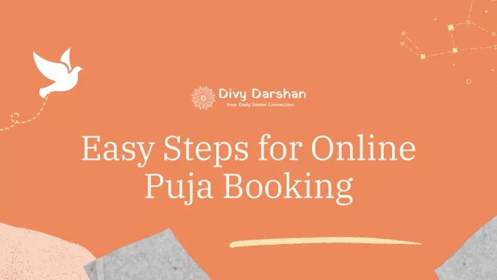 easy steps for online puja booking