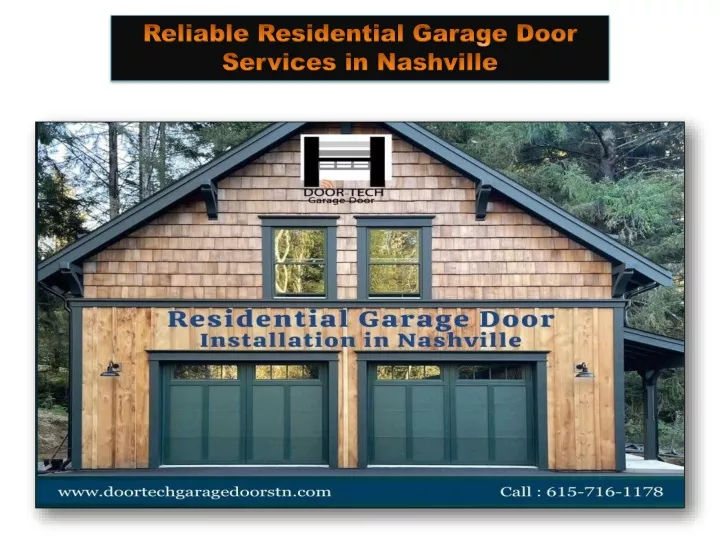 reliable residential garage door services